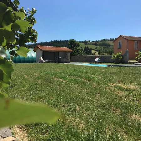 Kır Evi Confortable Avec Piscine Et Animaux Admis A - Fr-1-496-143 Saint-André-dʼApchon